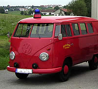 VW-Bus der Feuerwehr Oberhofen